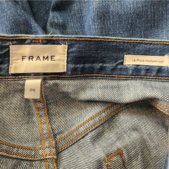 Frame Le Pixie Hollywood Straight Leg Jeans Size 26 - Picture 6 of 8